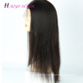 Échantillon Ordre Accepter Couleur Naturelle Cuticules Alignés Full Lace Wig Cheveux Brésiliens